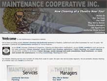 Tablet Screenshot of maintenancecooperative.com